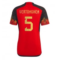 Maglie da calcio Belgio Jan Vertonghen #5 Prima Maglia Mondiali 2022 Manica Corta